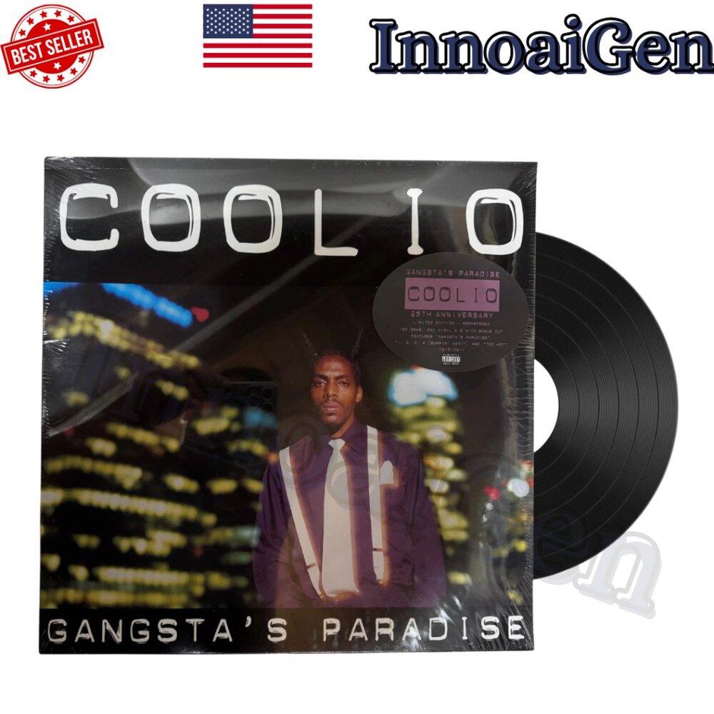 Coolio Gangsta's Paradise 25th Anniversary 180g Red Vinyl 2LP Remastered New